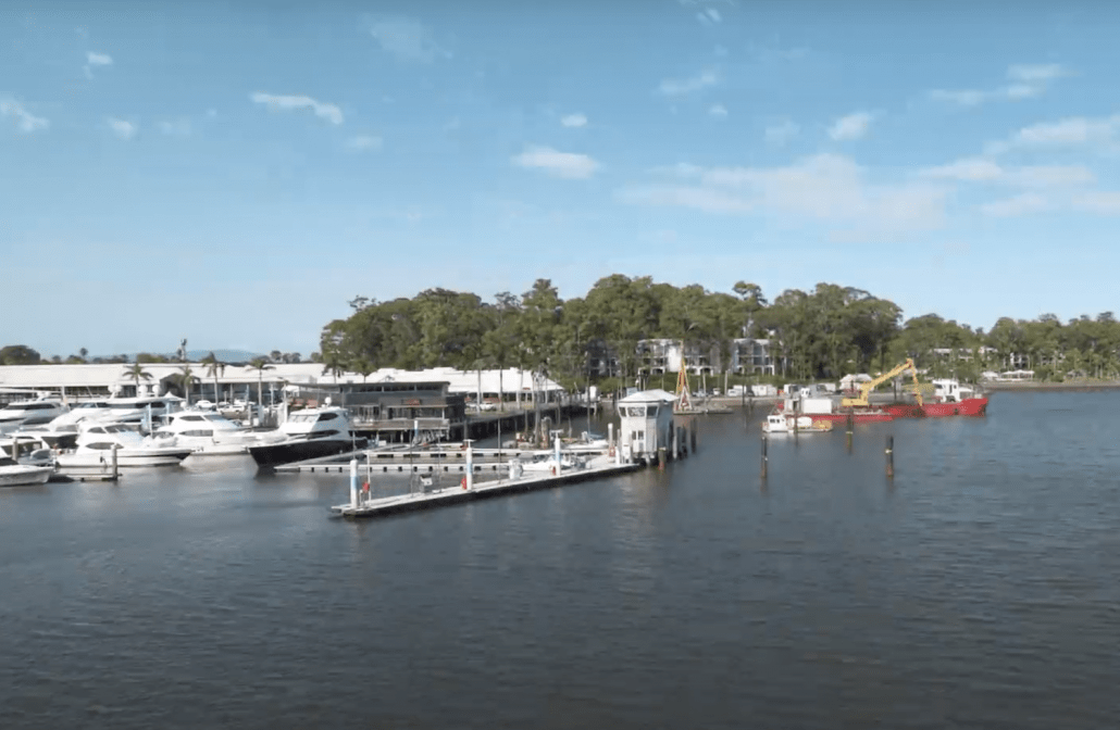 Marina Construction Time Lapse