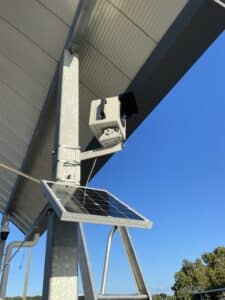 time lapse camera install to square pole