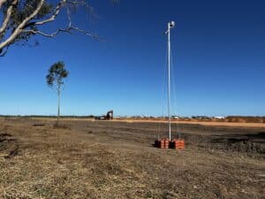 Time Lapse Camera Hire Australia installation of pole systems6
