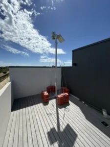 Installation 30 time lapse camera hire on pole kit1