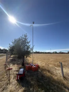 Installation 33 time lapse camera hire on pole kit4