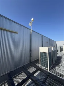 Installation 35 time lapse camera hire on pole kit6